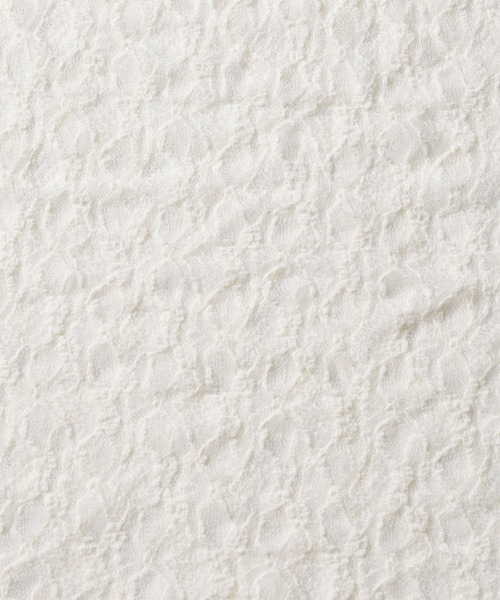 NOAHL（ノアル）の「【NOAHL】シアーレーストップス（Tシャツ/カットソー・レディース・アイボリー/ブラック/ブラウン・FREE）」の6枚目の写真