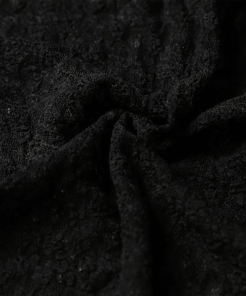 NOAHL（ノアル）の「【NOAHL】シアーレーストップス（Tシャツ/カットソー・レディース・アイボリー/ブラック/ブラウン・FREE）」の9枚目の写真