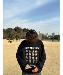 graphic draw cord long tee / グラフィックドローコードロンT