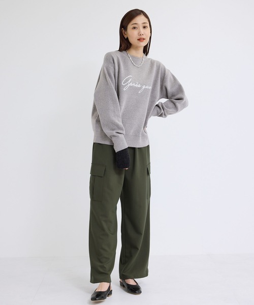 ROPE' PICNIC(ロペピクニック)の「スウェットライクロゴジャガードニットプルオーバー(ニット/セーター・レディース・ブラック/グレー/ピンク系その他2/キナリ・38)」の15枚目の写真