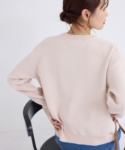 ROPE' PICNIC(ロペピクニック)の「スウェットライクロゴジャガードニットプルオーバー(ニット/セーター・レディース・ブラック/グレー/ピンク系その他2/キナリ・38)」の22枚目の写真