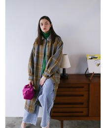 stand fall check coat