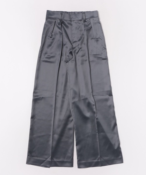 【セール】SALOON(サルーン)/ヘビーサテンパンツ【手洗い可】(その他パンツ)|saloon(サルーン) 【セール】SALOON(サルーン)/ヘビーサテンパンツ【手洗い可】(その他パンツ)|saloon(サルーン)