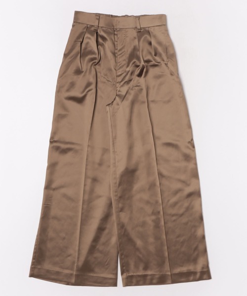 【セール】SALOON(サルーン)/ヘビーサテンパンツ【手洗い可】(その他パンツ)|saloon(サルーン) 【セール】SALOON(サルーン)/ヘビーサテンパンツ【手洗い可】(その他パンツ)|saloon(サルーン)