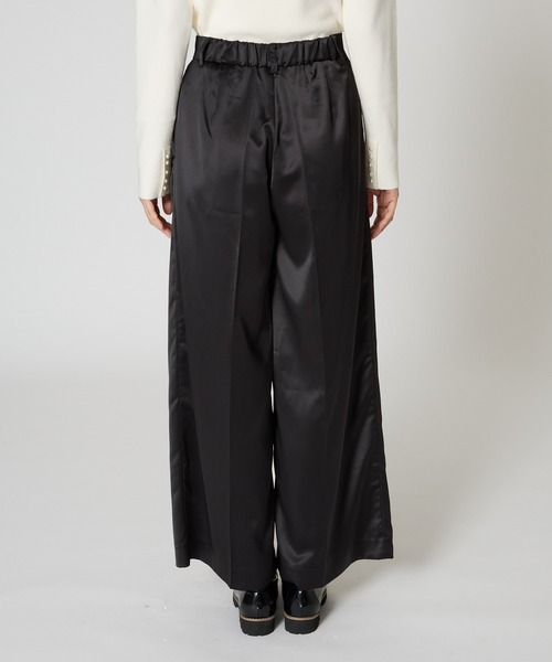 【セール】SALOON(サルーン)/ヘビーサテンパンツ【手洗い可】(その他パンツ)|saloon(サルーン) 【セール】SALOON(サルーン)/ヘビーサテンパンツ【手洗い可】(その他パンツ)|saloon(サルーン)