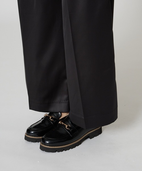 【セール】SALOON(サルーン)/ヘビーサテンパンツ【手洗い可】(その他パンツ)|saloon(サルーン) 【セール】SALOON(サルーン)/ヘビーサテンパンツ【手洗い可】(その他パンツ)|saloon(サルーン)