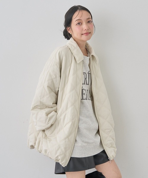 earth music&ecology（アースミュージックアンドエコロジー）の「アソートロゴルーズスウェット（スウェット・レディース・ネイビー/チャコールグレー/オートミール/ピンク・FREE）」の10枚目の写真