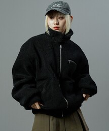 PUBLUX | PUBLUX/パブリュクス ジップボアブルゾン(限定展開)(ブルゾン)