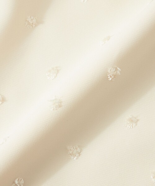 MACKINTOSH PHILOSOPHY（ﾏｯｷﾝﾄｯｼｭ ﾌｨﾛｿﾌｨｰ）の「ドットジャガードタックスカート（スカート・レディース・オフホワイト/ブラック・36/38）」の9枚目の写真