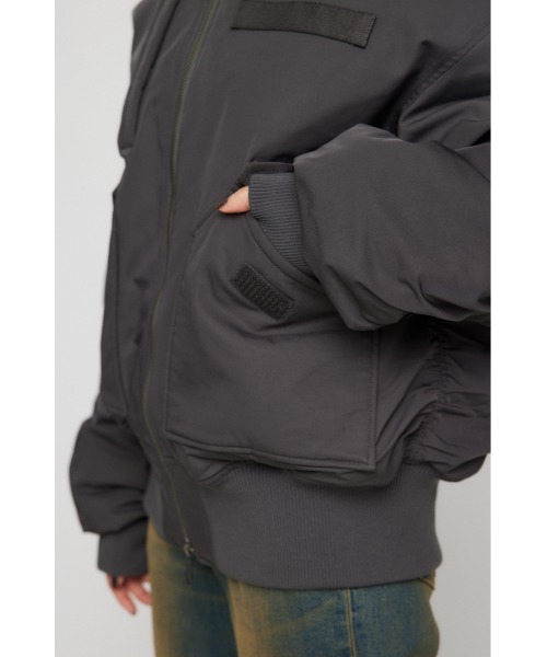 極美品　LAGUA GEM　BIG POCKET　MA-1　R　カーキ　完売品 BIG POCKET OVER MA-1（MA-1）｜LAGUA GEM（ラグアジェム）の