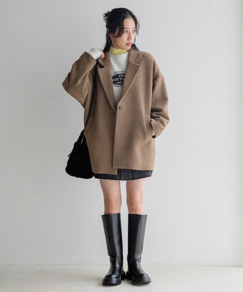 LOWRYS FARM(ローリーズファーム)の「フェイクファーキンチャクBAG 235066(ショルダーバッグ・レディース・パープル/ブラック/イエロー・FREE)」の4枚目の写真