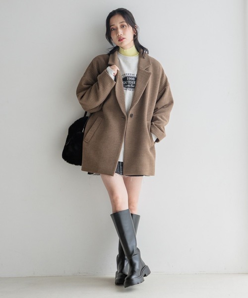 LOWRYS FARM(ローリーズファーム)の「フェイクファーキンチャクBAG 235066(ショルダーバッグ・レディース・パープル/ブラック/イエロー・FREE)」の7枚目の写真