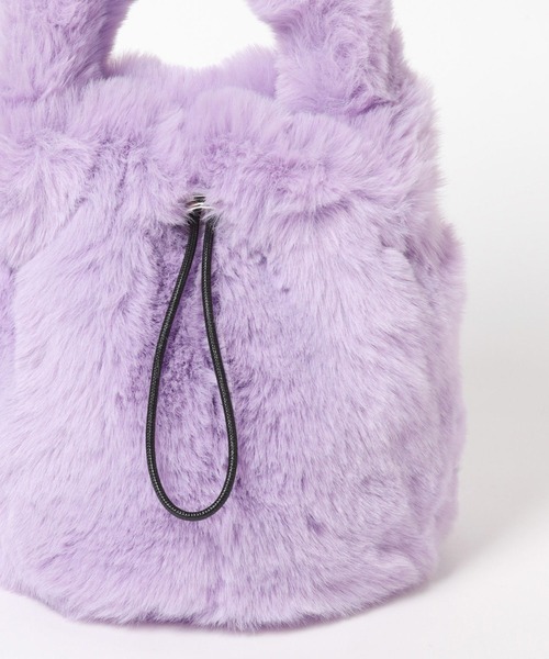 セール】フェイクファーキンチャクBAG 235066（ショルダーバッグ