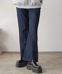 ROOPTOKYO（ループトウキョウ）の「スリットストレートジーンズ（デニムパンツ）」