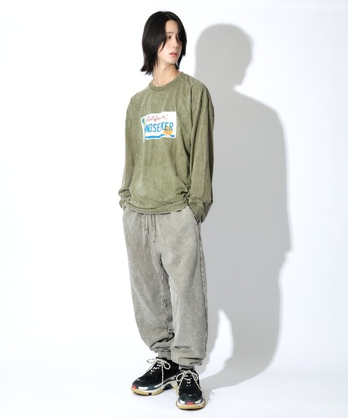Number Plate L/S Tee（Tシャツ/カットソー）｜mindseeker（マインドシーカー）