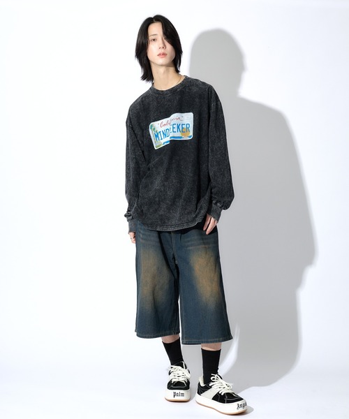 Number Plate L/S Tee（Tシャツ/カットソー）｜mindseeker（マインドシーカー）