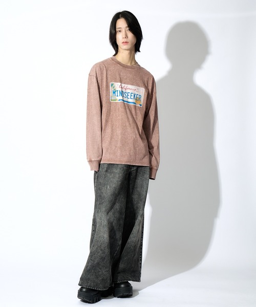 Number Plate L/S Tee（Tシャツ/カットソー）｜mindseeker（マインドシーカー）