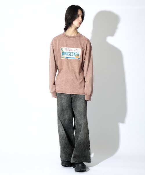 Number Plate L/S Tee（Tシャツ/カットソー）｜mindseeker（マインドシーカー）