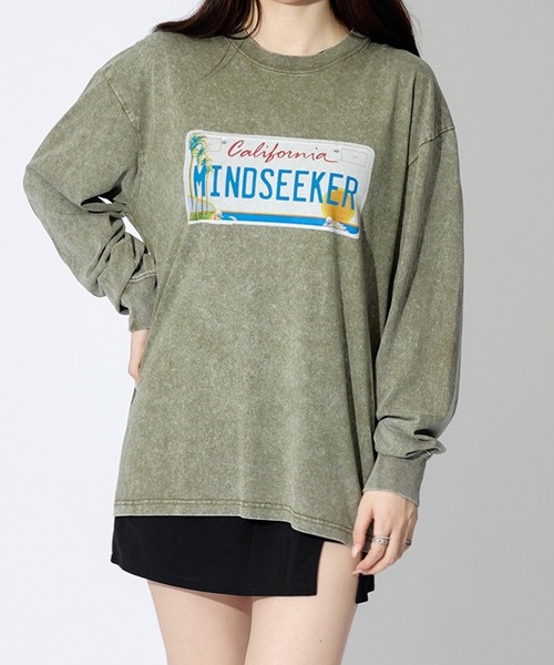 Number Plate L/S Tee（Tシャツ/カットソー）｜mindseeker（マインドシーカー）