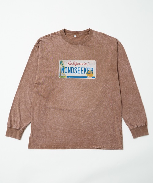 Number Plate L/S Tee（Tシャツ/カットソー）｜mindseeker（マインドシーカー）