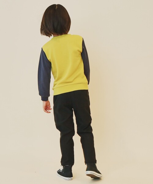 THE SHOP TK （ザ ショップ ティーケー ）の「◆【100-160】星さがら刺繍裏毛プルオーバー/洗濯機OK（スウェット・キッズ・ネイビー系4/イエロー系9/サックスブルー系4/チャコール・10/16/15 /11/12/13/14）」の8枚目の写真