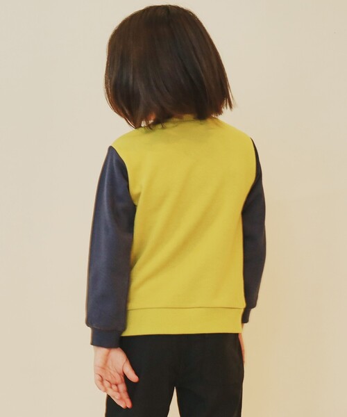 THE SHOP TK （ザ ショップ ティーケー ）の「◆【100-160】星さがら刺繍裏毛プルオーバー/洗濯機OK（スウェット・キッズ・ネイビー系4/イエロー系9/サックスブルー系4/チャコール・10/16/15 /11/12/13/14）」の11枚目の写真