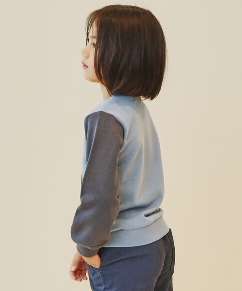 THE SHOP TK （ザ ショップ ティーケー ）の「◆【100-160】星さがら刺繍裏毛プルオーバー/洗濯機OK（スウェット・キッズ・ネイビー系4/イエロー系9/サックスブルー系4/チャコール・10/16/15 /11/12/13/14）」の15枚目の写真