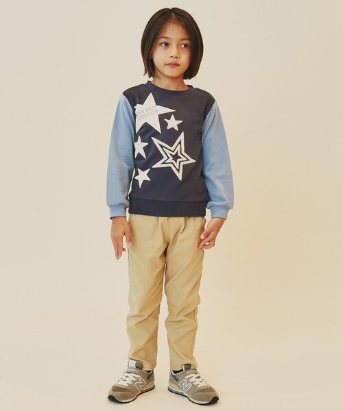 THE SHOP TK （ザ ショップ ティーケー ）の「◆【100-160】星さがら刺繍裏毛プルオーバー/洗濯機OK（スウェット・キッズ・ネイビー系4/イエロー系9/サックスブルー系4/チャコール・10/16/15 /11/12/13/14）」の17枚目の写真