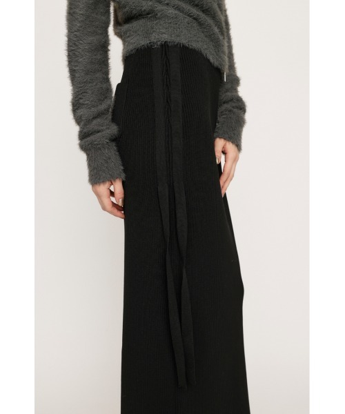 SLY（スライ）の「SIDE RIBBON KNIT SK サイド リボン ニット スカート / セットアップ可（スカート・レディース・アイボリー/ブラック/レッド系その他/ブルー系その他・FREE）」の20枚目の写真