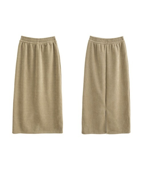 Miniministore(ミニミニストア)の「裏起毛ロングスカート秋冬スカート2タイプ(スカート・レディース・ブラウン系1/グレー系1/ブラック系1/ベージュ系2/イエロー系2/ベージュ系1/グレー系2/イエロー系1/ブラウン系2/ブラック系2・FREE)」の13枚目の写真