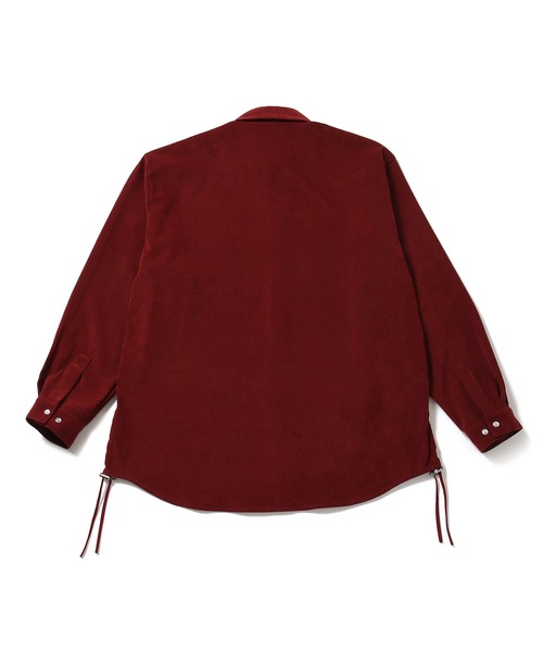 JUNRED(ジュンレッド)の「カルゼコールシャーリングシャツ(シャツ/ブラウス・メンズ・チャコールグレー/レッド/ネイビー・L/M)」の7枚目の写真