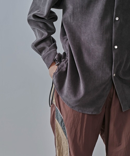 JUNRED(ジュンレッド)の「カルゼコールシャーリングシャツ(シャツ/ブラウス・メンズ・チャコールグレー/レッド/ネイビー・L/M)」の20枚目の写真
