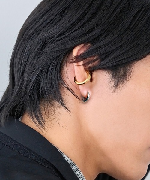 <限定ペア商品>【金属アレルギー対応】ぷっくりメタルフープペアピアス/BOX付き(ピアス(両耳用))|Phoebe(フィービィー) <限定ペア商品>【金属アレルギー対応】ぷっくりメタルフープペアピアス/BOX付き(ピアス(両耳用))|Phoebe(フィービィー)