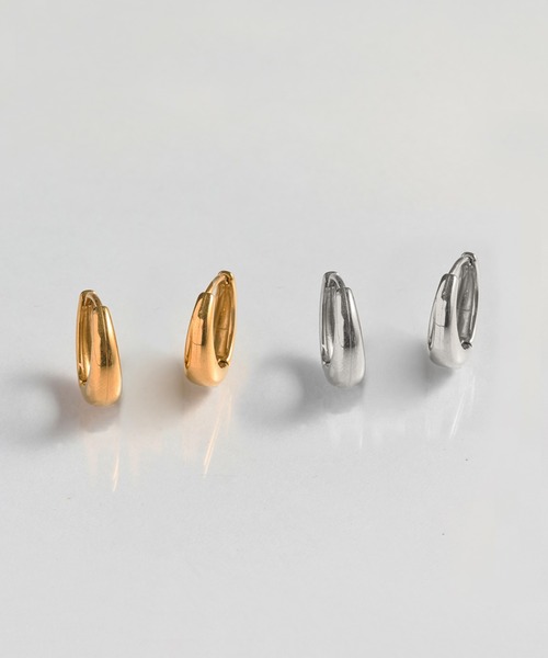 <限定ペア商品>【金属アレルギー対応】ぷっくりメタルフープペアピアス/BOX付き(ピアス(両耳用))|Phoebe(フィービィー) <限定ペア商品>【金属アレルギー対応】ぷっくりメタルフープペアピアス/BOX付き(ピアス(両耳用))|Phoebe(フィービィー)