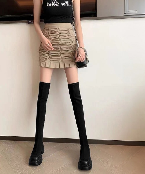 Miniministore（ミニミニストア）の「ニーハイブーツ レディース ロングブーツ（ブーツ・レディース・ブラック・22.5cm/23.5cm/24.5cm/23.0cm/24.0cm）」の10枚目の写真