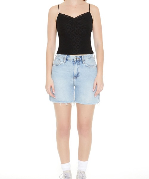 FOREVER 21(フォーエバー トゥエンティーワン)の「カットレースキャミ(キャミソール・レディース・グリーン/ホワイト系その他/ブラック・SMALL/MEDIUM)」の7枚目の写真