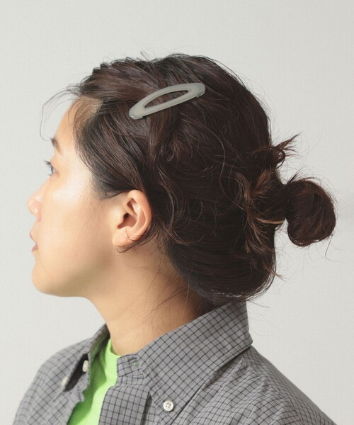 BEAMS BOY(ビームスボーイ)の「BIG ヘア スリーピン 2P(ヘアピン・レディース・グリーン/ピンク/サックスブルー・ONE SIZE)」の6枚目の写真