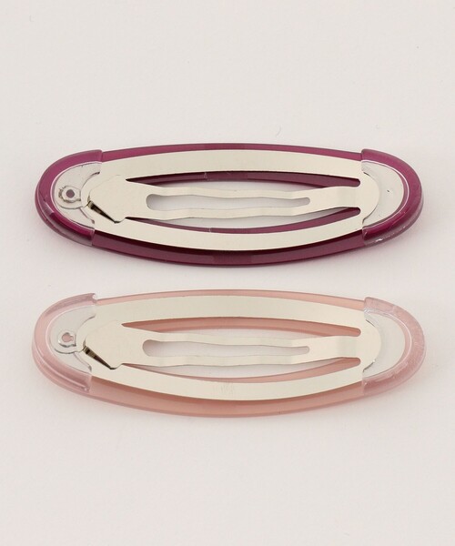 BEAMS BOY(ビームスボーイ)の「BIG ヘア スリーピン 2P(ヘアピン・レディース・グリーン/ピンク/サックスブルー・ONE SIZE)」の7枚目の写真