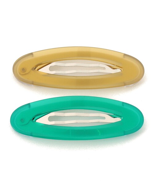 BEAMS BOY(ビームスボーイ)の「BIG ヘア スリーピン 2P(ヘアピン・レディース・グリーン/ピンク/サックスブルー・ONE SIZE)」の9枚目の写真