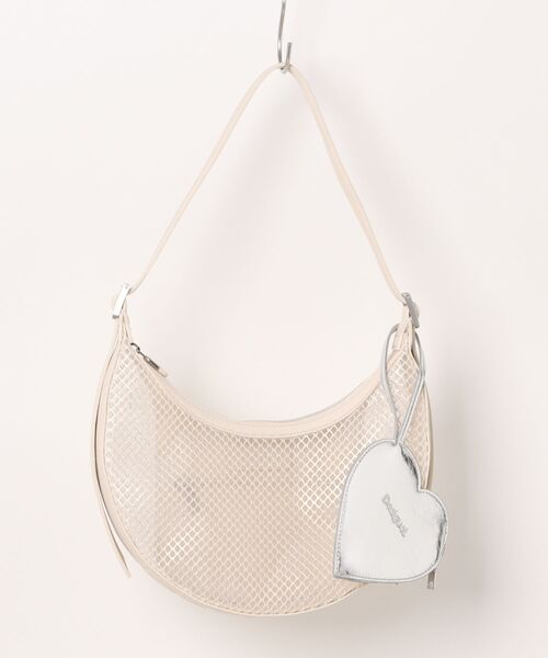 Desigual（デシグアル）の「REPRISE ATENEA MESH CASCAIS メッシュパネル クレセントバッグ（ショルダーバッグ・レディース・ホワイト/ブルー・FREE）」の13枚目の写真