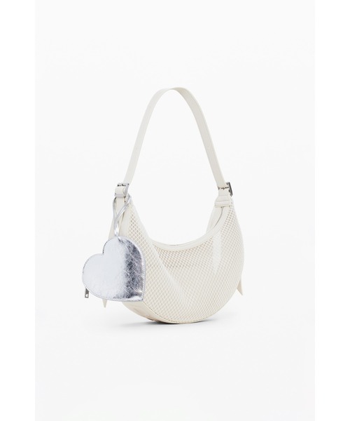 Desigual（デシグアル）の「REPRISE ATENEA MESH CASCAIS メッシュパネル クレセントバッグ（ショルダーバッグ・レディース・ホワイト/ブルー・FREE）」の15枚目の写真