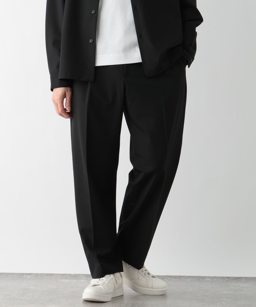 GLOBAL WORK（グローバルワーク）の「アーバンクリーンワイドパンツ/147019（スラックス・メンズ・チャコールグレー/ブラック・SMALL/X-LARGE/LARGE/MEDIUM）」の3枚目の写真