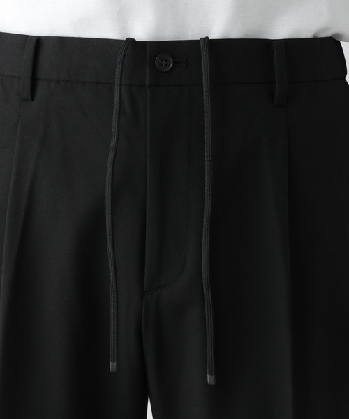 GLOBAL WORK（グローバルワーク）の「アーバンクリーンワイドパンツ/147019（スラックス・メンズ・チャコールグレー/ブラック・SMALL/X-LARGE/LARGE/MEDIUM）」の14枚目の写真