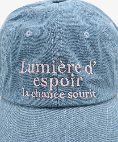 MAJESTIC LEGON（マジェスティックレゴン）の「ロゴデニムキャップ（キャップ・レディース・ネイビー/サックスブルー・FREE）」の15枚目の写真