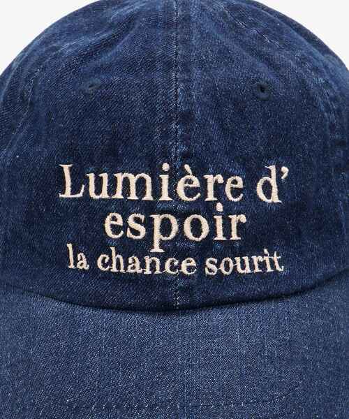 MAJESTIC LEGON（マジェスティックレゴン）の「ロゴデニムキャップ（キャップ・レディース・ネイビー/サックスブルー・FREE）」の16枚目の写真