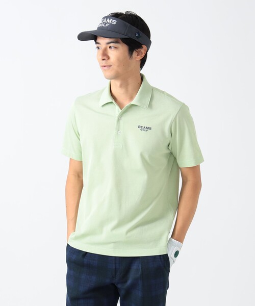 BEAMS - 未使用　BEAMS GOLF(ビームスゴルフ) メンズ鹿の子ロングポロシャツ BEAMS GOLF ポロシャツ 「MEN」「別注」LACOSTE / 鹿の子