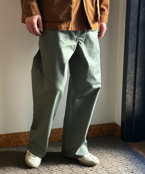 NewAnce(ニュアンス)の「【NewAnce】New Cinch Buckles Chino Pants(チノパンツ・メンズ・サックスブルー/ブラック/グレー・S/M/L)」の3枚目の写真
