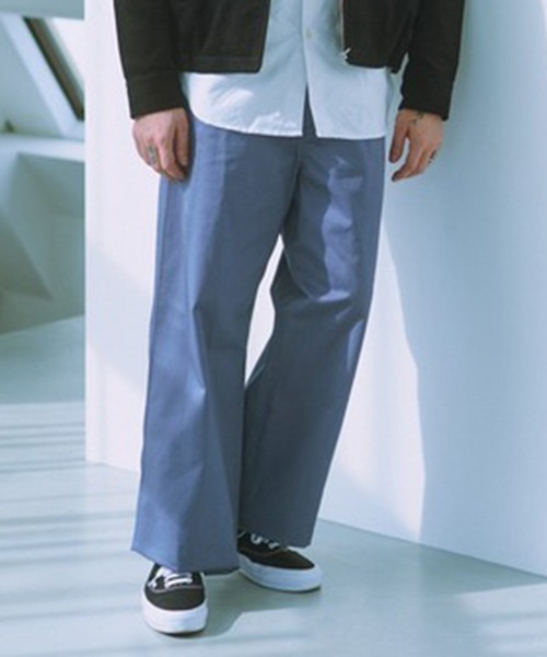 NewAnce(ニュアンス)の「【NewAnce】New Cinch Buckles Chino Pants(チノパンツ・メンズ・サックスブルー/ブラック/グレー・S/M/L)」の1枚目の写真