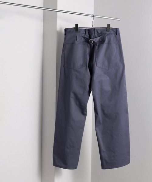 NewAnce(ニュアンス)の「【NewAnce】New Cinch Buckles Chino Pants(チノパンツ・メンズ・サックスブルー/ブラック/グレー・S/M/L)」の14枚目の写真