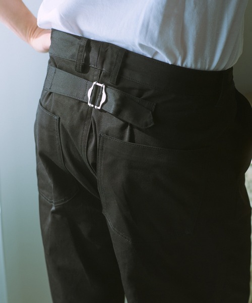 NewAnce(ニュアンス)の「【NewAnce】New Cinch Buckles Chino Pants(チノパンツ・メンズ・サックスブルー/ブラック/グレー・S/M/L)」の19枚目の写真